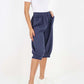 Italian Frill Hem 3/4 Linen Jogger