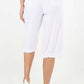 Italian Frill Hem 3/4 Linen Jogger