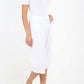 Italian Frill Hem 3/4 Linen Jogger