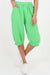 Italian Frill Hem 3/4 Linen Jogger