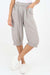 Italian Frill Hem 3/4 Linen Jogger
