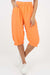 Italian Frill Hem 3/4 Linen Jogger