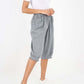 Italian Frill Hem 3/4 Linen Jogger