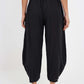 Italian Plain Layered 3/4 Linen Jogger