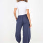 Italian Plain Layered 3/4 Linen Jogger