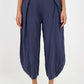 Italian Plain Layered 3/4 Linen Jogger