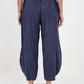 Italian Plain Layered 3/4 Linen Jogger