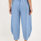 Italian Plain Layered 3/4 Linen Jogger