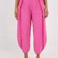 Italian Plain Layered 3/4 Linen Jogger