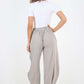Italian Plain Layered 3/4 Linen Jogger