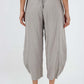 Italian Plain Layered 3/4 Linen Jogger