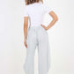 Italian Plain Layered 3/4 Linen Jogger