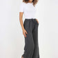 Italian Plain Linen Palazzo Trouser