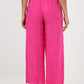 Italian Plain Linen Palazzo Trouser