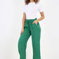 Italian Plain Linen Palazzo Trouser