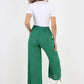 Italian Plain Linen Palazzo Trouser