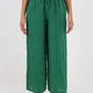 Italian Plain Linen Palazzo Trouser
