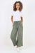 Italian Plain Linen Palazzo Trouser