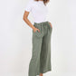 Italian Plain Linen Palazzo Trouser