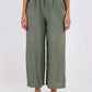 Italian Plain Linen Palazzo Trouser