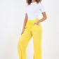 Italian Plain Linen Palazzo Trouser