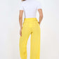 Italian Plain Linen Palazzo Trouser