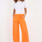 Italian Plain Linen Palazzo Trouser