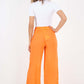 Italian Plain Linen Palazzo Trouser