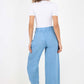 Italian Plain Linen Palazzo Trouser