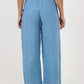 Italian Plain Linen Palazzo Trouser