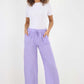 Italian Plain Linen Palazzo Trouser