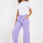 Italian Plain Linen Palazzo Trouser