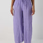Italian Plain Linen Palazzo Trouser