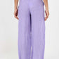 Italian Plain Linen Palazzo Trouser