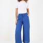 Italian Plain Linen Palazzo Trouser