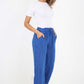 Italian Plain Linen Palazzo Trouser