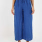 Italian Plain Linen Palazzo Trouser