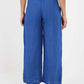 Italian Plain Linen Palazzo Trouser