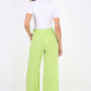 Italian Plain Linen Palazzo Trouser