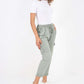 Italian Full Length Linen Cargo Pants