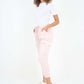 Italian Full Length Linen Cargo Pants