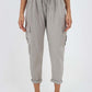 Italian Full Length Linen Cargo Pants