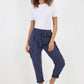 Italian Full Length Linen Cargo Pants