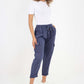 Italian Full Length Linen Cargo Pants