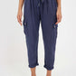 Italian Full Length Linen Cargo Pants