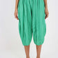 Italian Panelled 3/4 Length Linen Joggers