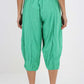 Italian Panelled 3/4 Length Linen Joggers