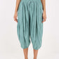 Italian Panelled 3/4 Length Linen Joggers