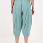 Italian Panelled 3/4 Length Linen Joggers