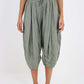 Italian Panelled 3/4 Length Linen Joggers